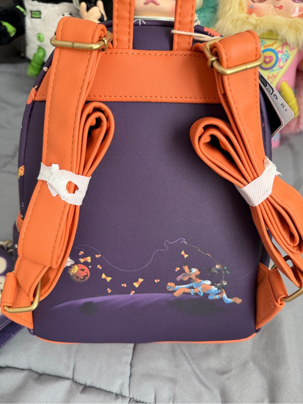 Loungefly Purple Halloween Disney Character Backpack and Wallet Set - Picture 5 of 10